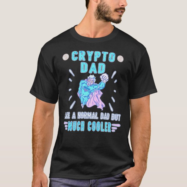 Camiseta Crypto Padre Pai Trader Crypto (Frente)