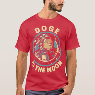 Camiseta Crypto To The Moon Astronaut Trader Coin Shiba Inv