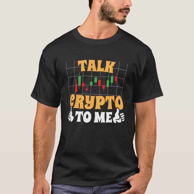 Camiseta Crypto Trader Cryptocurrency Blockchain Hodl Candl (Frente)