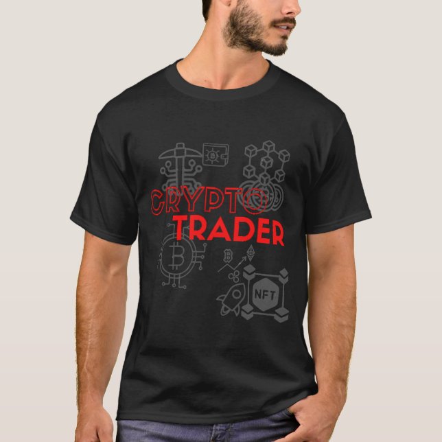 Camiseta Crypto Trader for Investor NFT Cryptocurrency (Frente)