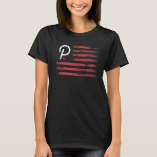 Camiseta Crypto Usa Flag Crypto Polkadot