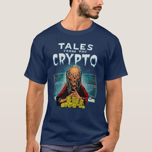 Camiseta CRYPTOALES funny cryptocurrency miner comic BTC co (Frente)