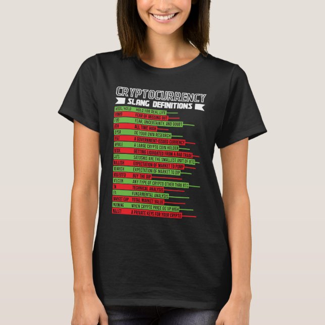Camiseta Cryptocurrency Blockchain Trader Finance Crypto In (Frente)