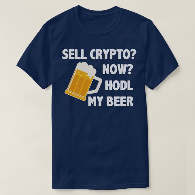 Camiseta Cryptocurrency Crypto Bitrate Engraçado Hodl (Frente do Design)