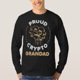 Camiseta Cryptocurrency Millionaire Proud Crypto Pai Digita