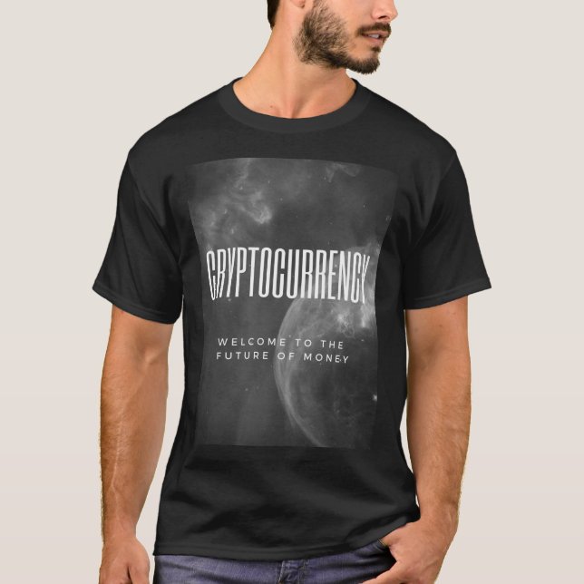Camiseta Cryptocurrency o futuro do dinheiro (Frente)