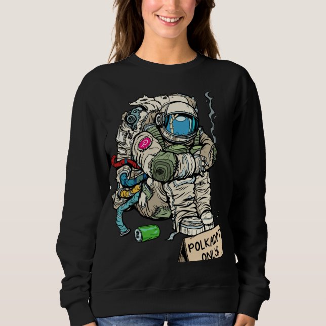 Camiseta Cryptocurrency Talk  Astronaut Hodler Begging For  (Frente)