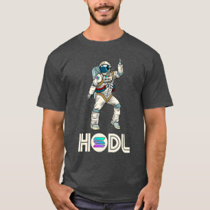 Camiseta Cryptocurrency Talk Diversão HODL Solana Disco Moo