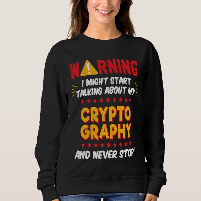Camiseta Cryptography Cipher Hacker Joke Graphic (Frente)
