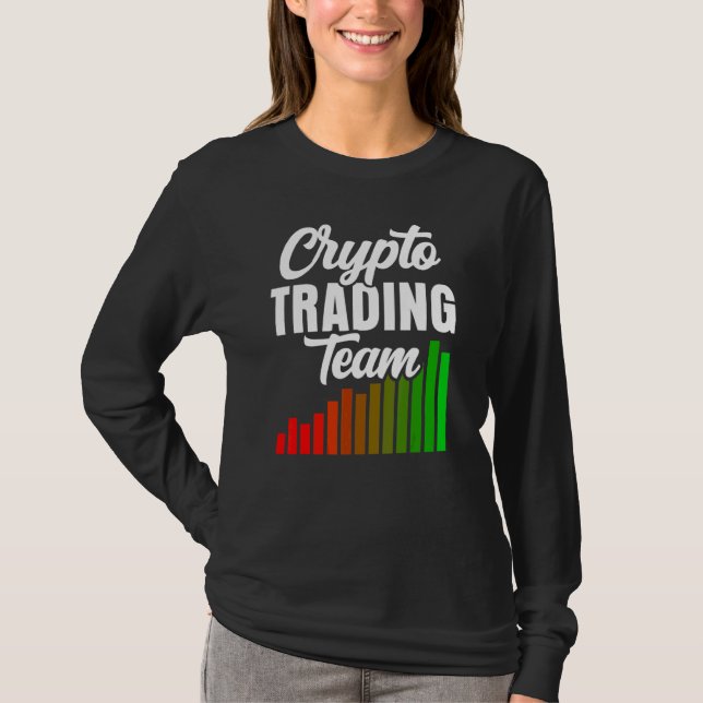 Camiseta Cryptos do Comerciante da Crypto Trading Team (Frente)