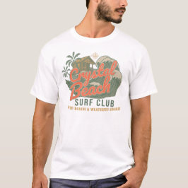 Camiseta Crystal Beach Surf Club Vintage Coastage Art