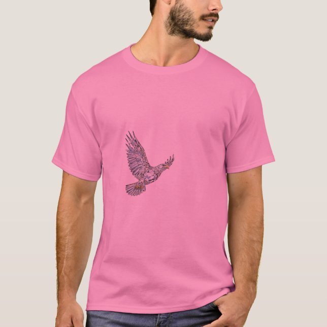 Camiseta Crystal Eagle Soaring (Frente)