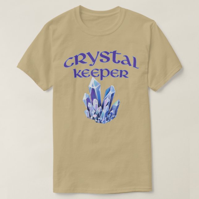 Camiseta Crystal Keeper Gemstone Gems Crystals Collector Ch (Frente do Design)