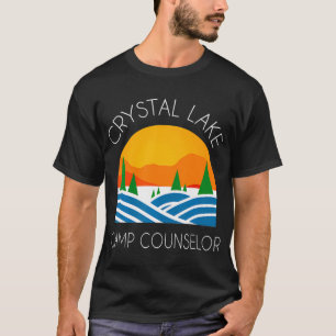 Camiseta Crystal Lake Camping e Conselheiro do Campo Divert