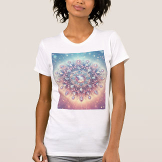 Camiseta Crystal Mandala Royale — Joias Pastel