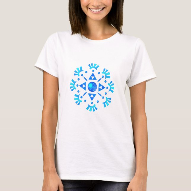 Camiseta Crystal Snowflake (Frente)