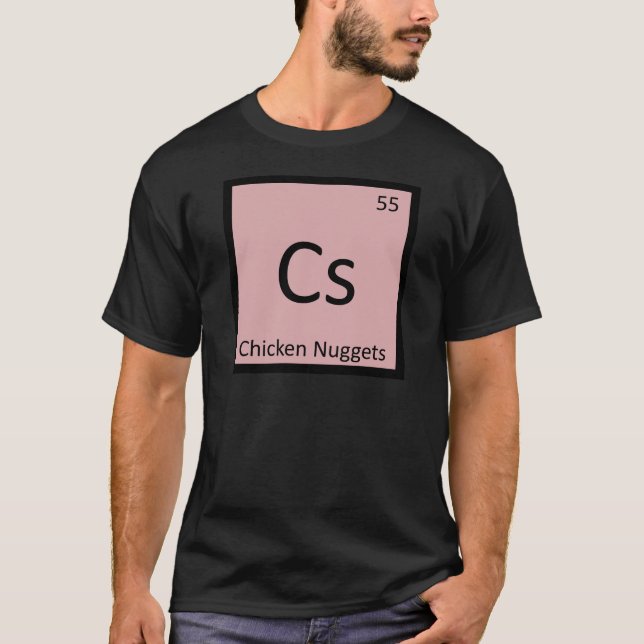 Camiseta Cs - Aperitivo de Nuggets de Frango Símbolo Químic (Frente)
