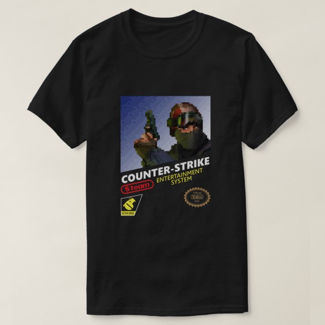 Camiseta CSGO Retro  (Frente do Design)