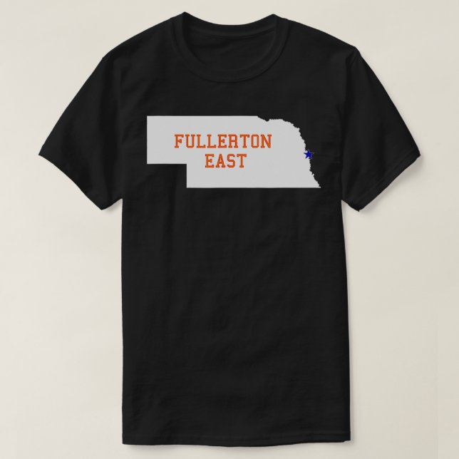 Camiseta CSO Fullerton East Orange Tet (Frente do Design)