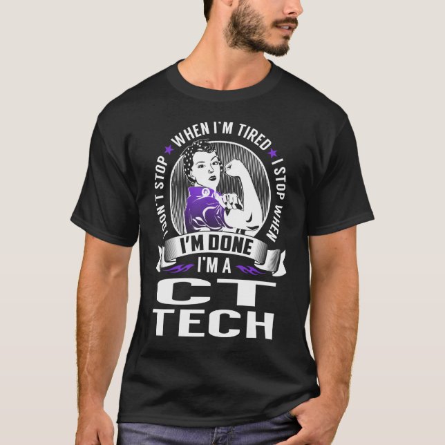 Camiseta Ct Tech Stop When I'm Terminado (Frente)