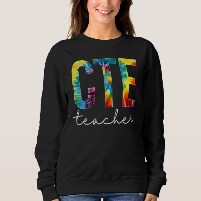 Camiseta Cte Teacher Tie Dye Appreciation Day Hello Back To (Frente)