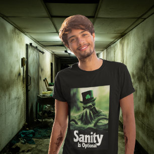 Camiseta Cthulhu Dia de São Patrício Eldritch Irlandês