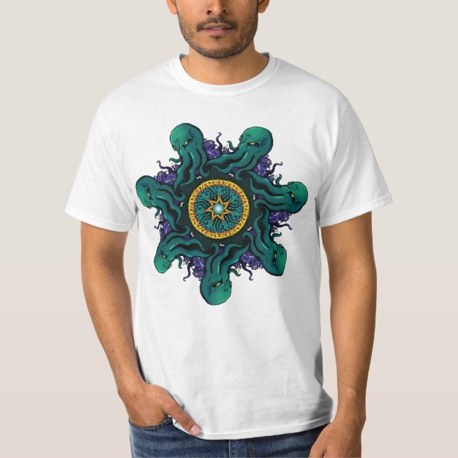 Camiseta Cthulhu Mandala (Frente)