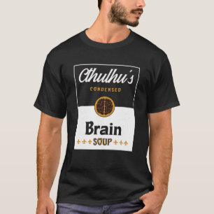 Camiseta Cthulhu Sopa Cérebro Engraçado Horror Cósmico Cthu