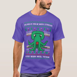 Camiseta Cthulhu Ugly Christmas Sweater