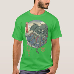 Camiseta Cthulhu Ukiyoe