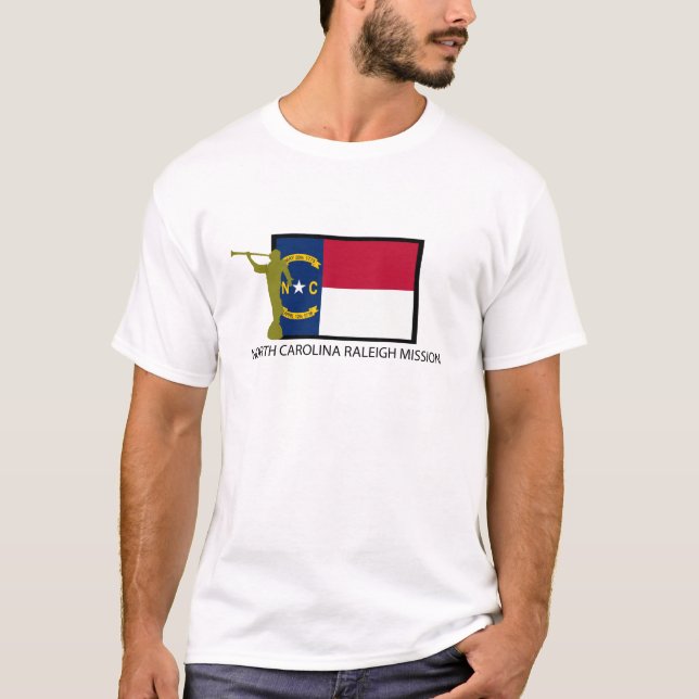 CAMISETA CTR DA MISSÃO LDS DE NORTH CAROLINA RALEIGH (Frente)