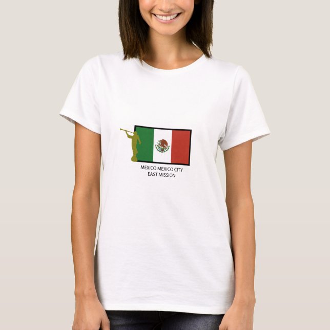 CAMISETA CTR DO LESTE DA MISSÃO LDS DE MÉXICO CIDADE DO (Frente)