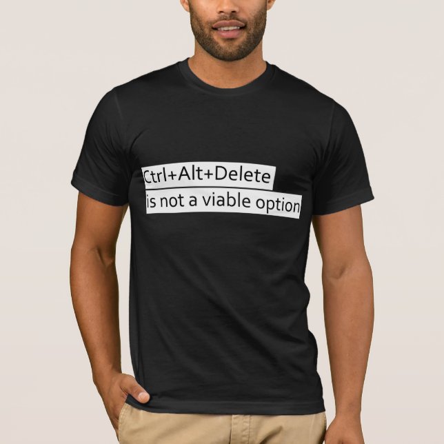Camiseta CTRL+alt+del (Frente)
