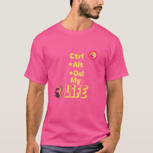 Camiseta Ctrl+Alt+Del É O Meu Teto Da Vida