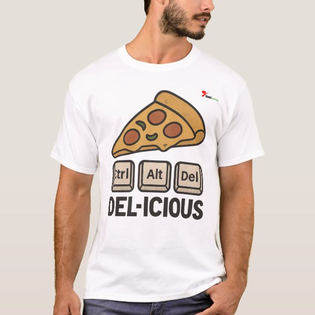 Camiseta Ctrl + Alt + Del-icioso (Frente)