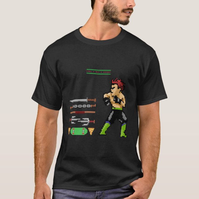 Camiseta Ctrl + Alt + Derrote Jogos (Frente)