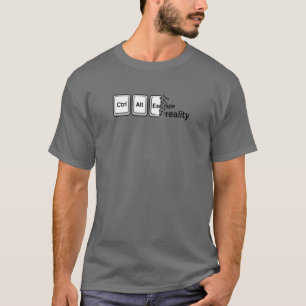 Camiseta Ctrl Alt Escape Realidade