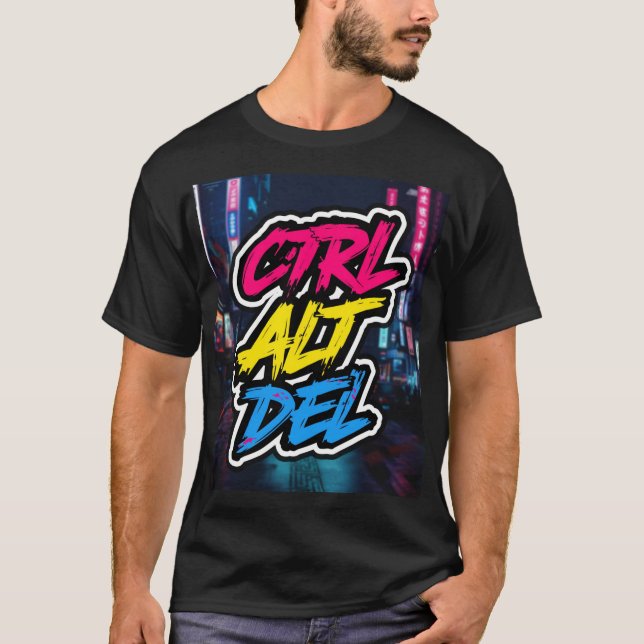 CAMISETA CTRL ALT EXCLUIR (Frente)