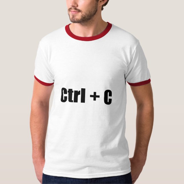 CAMISETA CTRL + C (Frente)