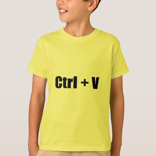 CAMISETA CTRL + V (Frente)