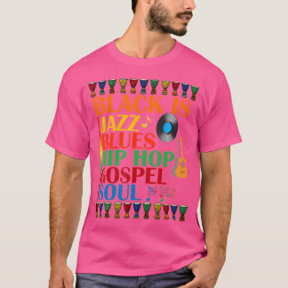 Camiseta Cu de Valorização do Gênero Musical Afro-Africano