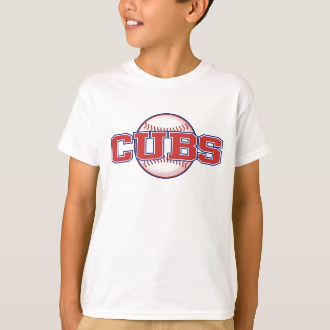 Camiseta Cub da Equipe de Baseball em Chicago (Frente)
