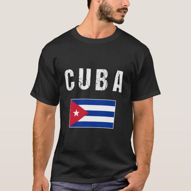 Camiseta Cuba - Bandeira Cubana (Frente)