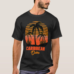 Camiseta Cuba Caribbean Sea Beach Vacation