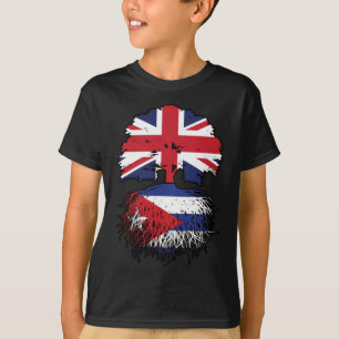 Camiseta Cuba - Cuba - Reino Unido: Árvore Rota Bandeira