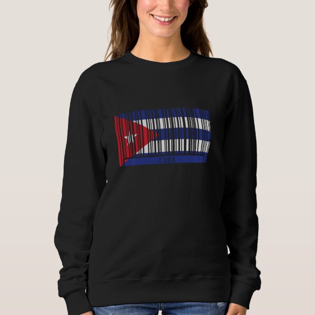 Camiseta Cuba Flag Funny Patrimônio Cubano Cuba Roots Códig (Frente)