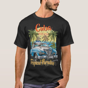Camiseta Cuba Havana - Paraíso Tropical Praia de Verão