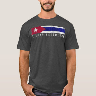 Camiseta Cuba I Love Croquetas Shirt 