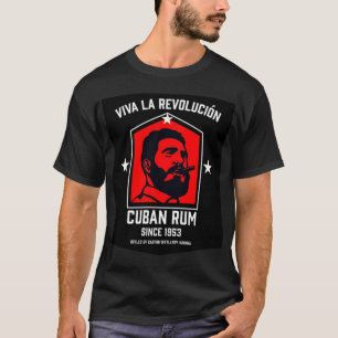 Camiseta Cuba Libre Rum Drinkers Revolução