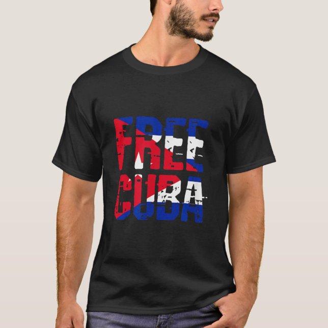 Camiseta Cuba livre (Frente)